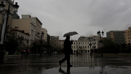 Βροχερός καιρός στην Αθήνα