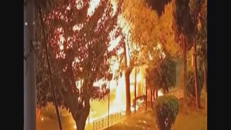 λεωφορείο φωτιά