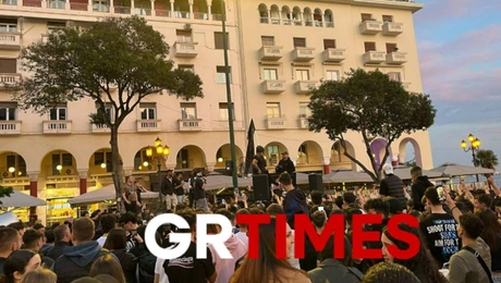 Ο τράπερ Light προκάλεσε χαμό στο κέντρο της Θεσσαλονίκης
