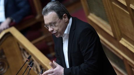 Ο Σωκράτης Φάμελλος μιλάει στη Βουλή
