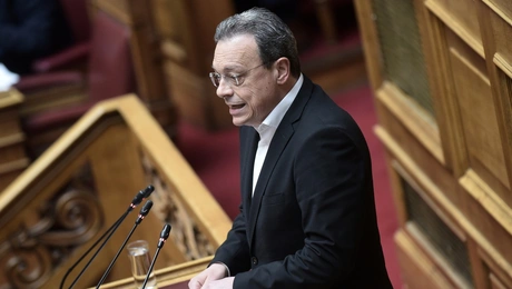 Ο Σωκράτης Φάμελλος στη Βουλή