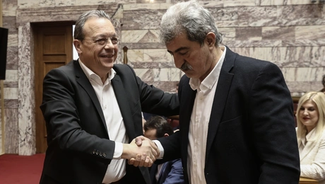 Ο Σωκράτης Φάμελλος και ο Παύλος Πολάκης