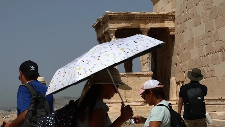 Τουρίστες στην Ακρόποληη