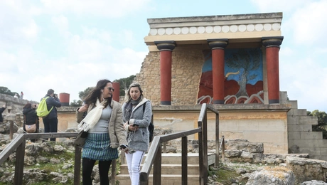 Το ανάκτορο της Κνωσσού στην Κρήτη