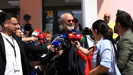 Ο Έντι Ράμα στις εκλκογές στην Αλβανία