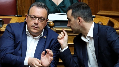 Σωκράτης Φάμελλος και Αλέξης Χαρίτσης