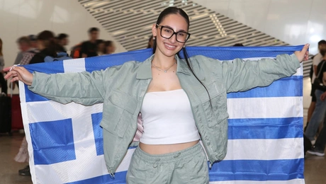 Klavdia αεροδρόμιο Eurovision 