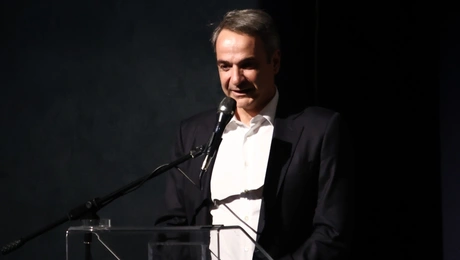 Ο Κυριάκος Μητσοτάκης στη βιβλιοπαρουσίαση για Καραλή