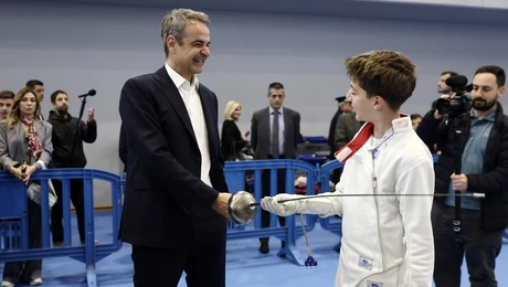 Ο Κυριάκος Μητσοτάκης στην Παιανία