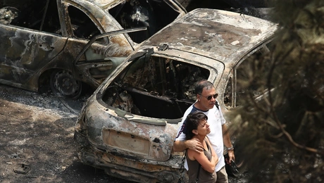 Η επόμενη ημέρα από τη φωτιά στο Μάτι