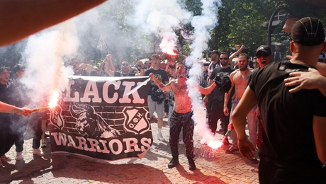 Οπαδοί του ΟΦΗ στο Μαρούσι