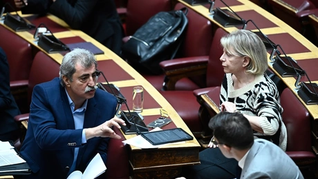 Ο Παύλος Πολάκης και η Έλενα Ακρίτα