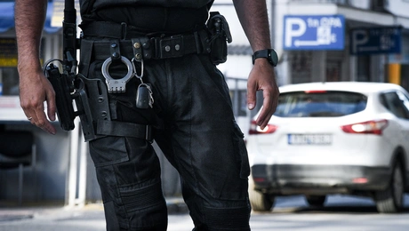 Αστυνομία στο σημείο της έκρηξης