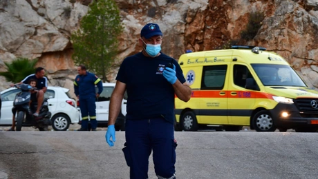 Το ΕΚΑΒ σε τροχαίο