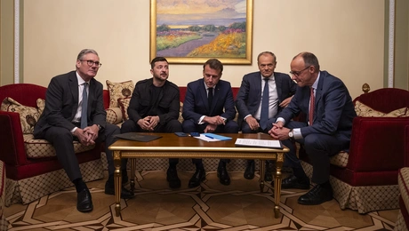 Ευρωπαίοι ηγέτες σε συνομιλία με τον Τραμπ