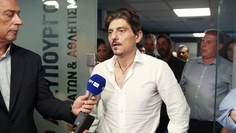 Ο Δημήτρης Γιαννακόπουλος μετά τη συνάντηση Βρούτση