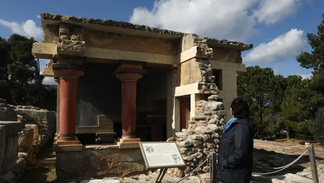 Το ανάκτορο της Κνωσού στην Κρήτη