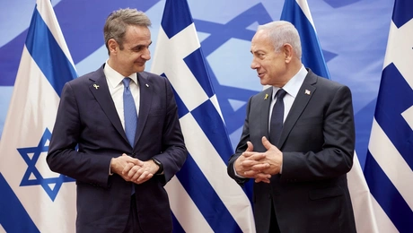 Ο Κυριάκος Μητσοτάκης και ο Μπενιαμίν Νετανιάχου