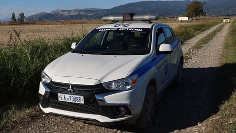 Αστυνομία στο σημείο της δολοφονίας στο Μεσολόγγι