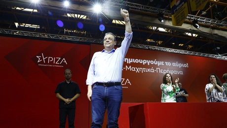 Ο Σωκράτης Φάμελλος στο συνέδριο του ΣΥΡΙΖΑ