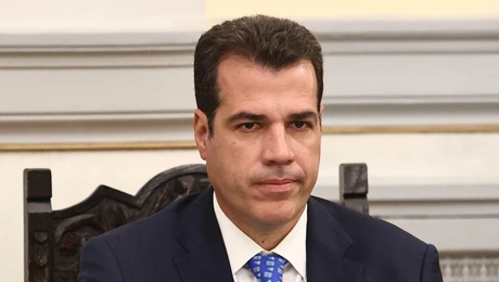 Ο Θάνος Πλεύρης στο Προεδρικό Μέγαρο