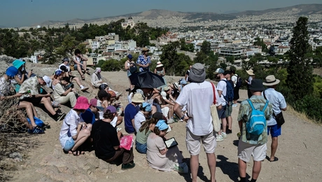 Ζέστη στην Αθήνα