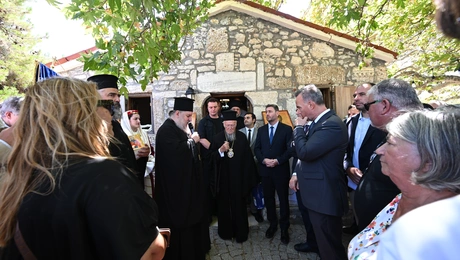 Ο Νίκος Ανδρουλάκης στην Τένεδο