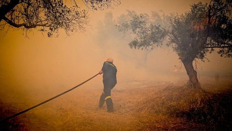 Φωτιά στην Κερατέα