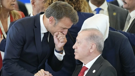 Εμανουέλ Μακρόν και Ταγίπ Ερντογάν