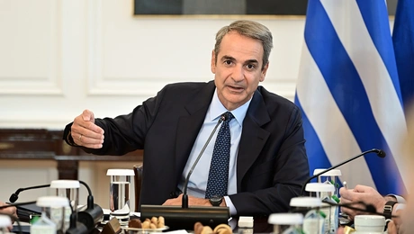 Ο Κυριάκος Μητσοτάκης στο υπουργικό συμβούλιο