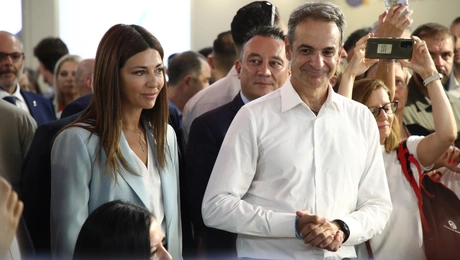Σοφία Ζαχαράκη - Κυριάκος Μητσοτάκης