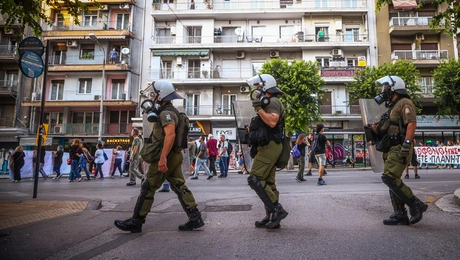 ΔΕΘ Αστυνομία μέτρα ΜΑΤ