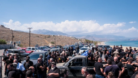 Το μπλόκο των κτηνοτρόφων στην Κρήτη