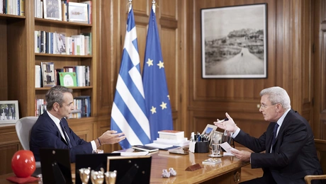 Ο Κυριάκος Μητσοτάκης στον ΑΝΤ1