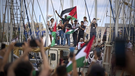 Ιστιοφόρα του στόλου Global Sumud για τη Γάζα