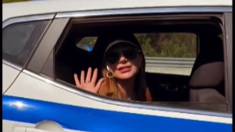 Δέσποινα Βανδή περιπολικό