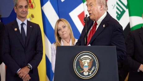 Κυριάκος Μητσοτάκης, Τζόρτζια Μελόνι, Ντόναλντ Τραμπ
