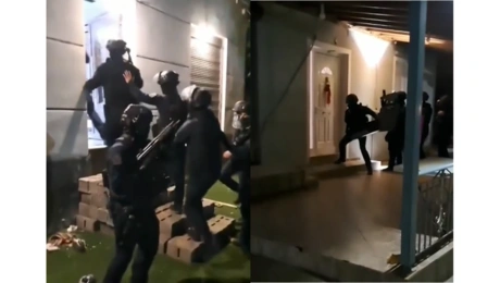 H έφοδος της αστυνομίας