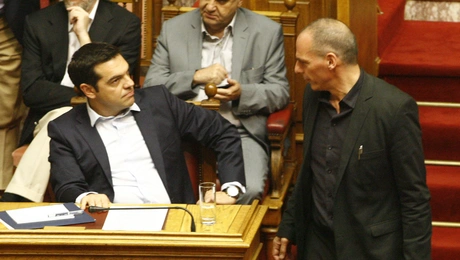 Γιάνης Βαρουφάκης και Αλέξης Τσίπρας