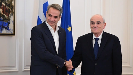 Κυριάκος Μητσοτάκης και Μισέλ Μενάσα