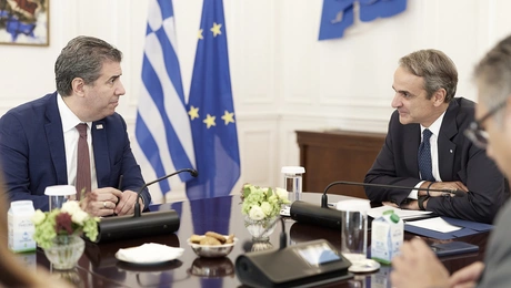 Συνάντηση Μητσοτάκη με Rigas