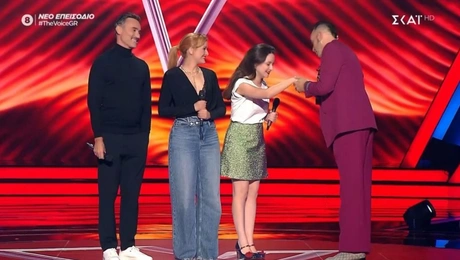 The Voice Πάνος Μουζουράκης Αρετή Κετιμέ