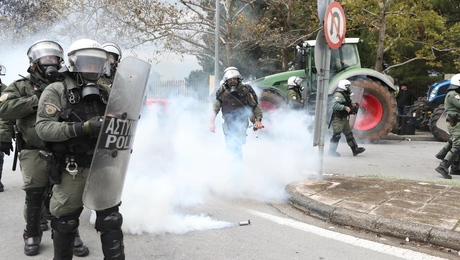 Θεσσαλονίκη ένταση με αγρότες
