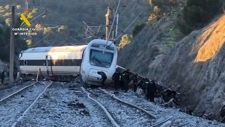 Σιδηροδρομικό δυστύχημα στην Ισπανία