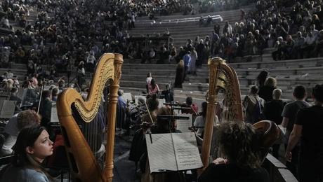 Στο Ηρώδειο (AP Photo/Thanassis Stavrakis)