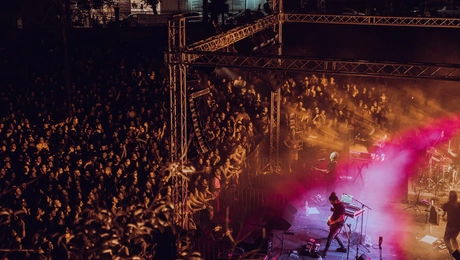 Ο Παύλος Παυλίδης στο UP FM Festival.
