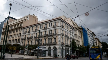 Κρύα ημέρα στην Αθήνα