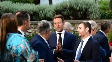 δεξιωση προεδρικο μεγαρο