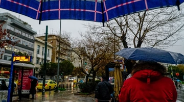 Κρύος καιρός στην Αθήνα