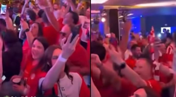 Πανηγυρισμοί στο VIP lounge του ΟΑΚΑ μετά τη νίκη του Ολυμπιακού